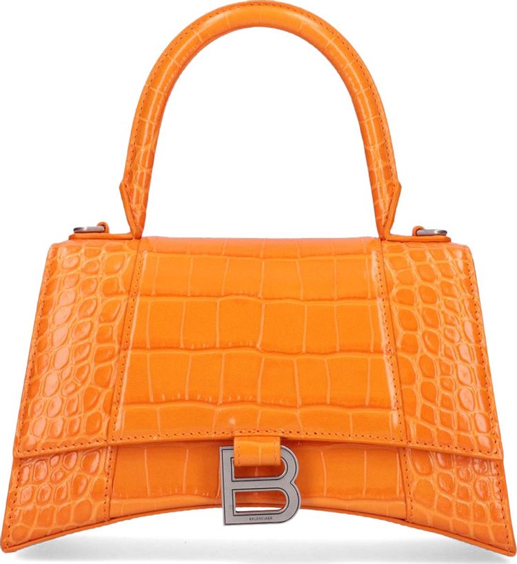 Balenciaga Hourglass Small Handbag 'Pop Orange'