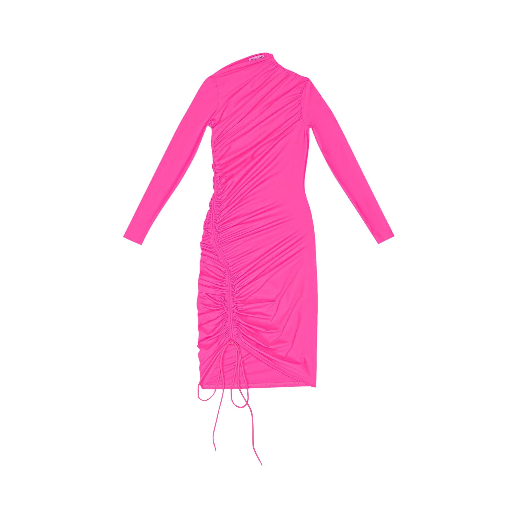 Buy Balenciaga Mini Dress 'Fluo Pink' - 704440 TYK07 5900 | GOAT