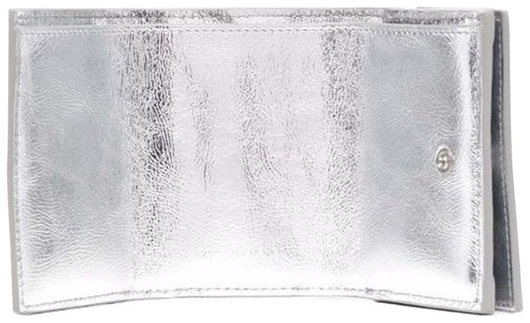 Bottega Veneta Tri Fold Wallet SilverSilver