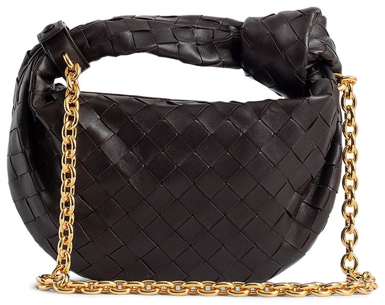 Bottega Veneta Mini Jodie Chain Bag FondantGold