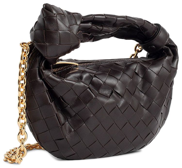 Bottega Veneta Mini Jodie Chain Bag FondantGold