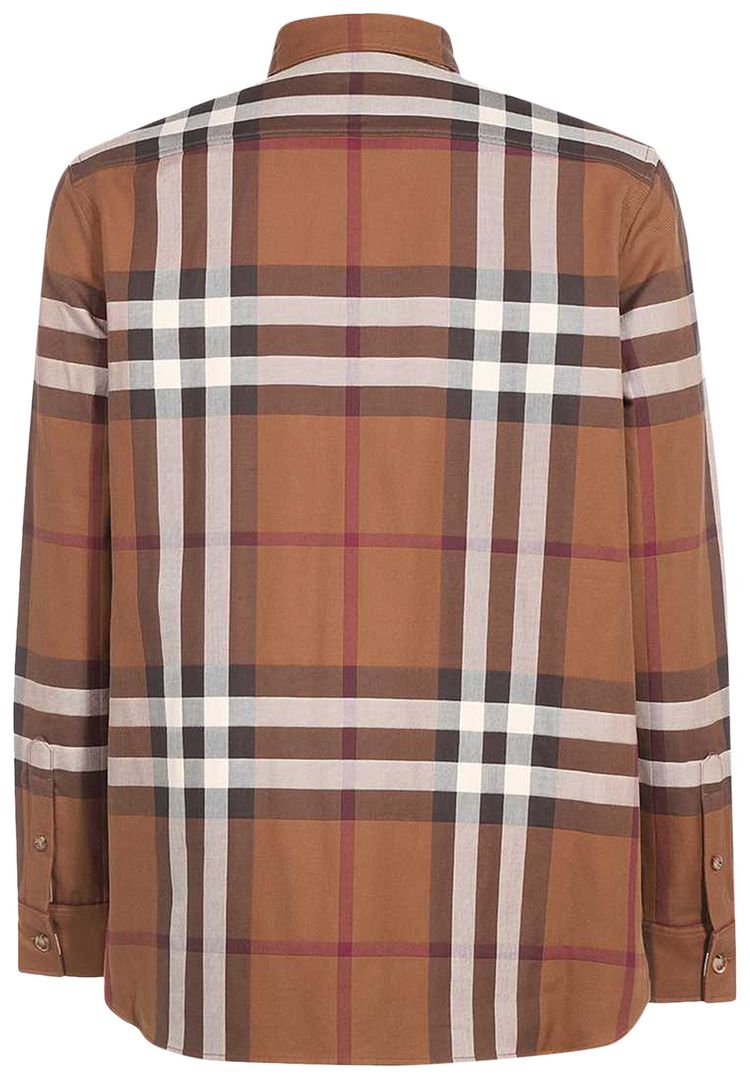 Burberry Shirt Dark Birch Brown