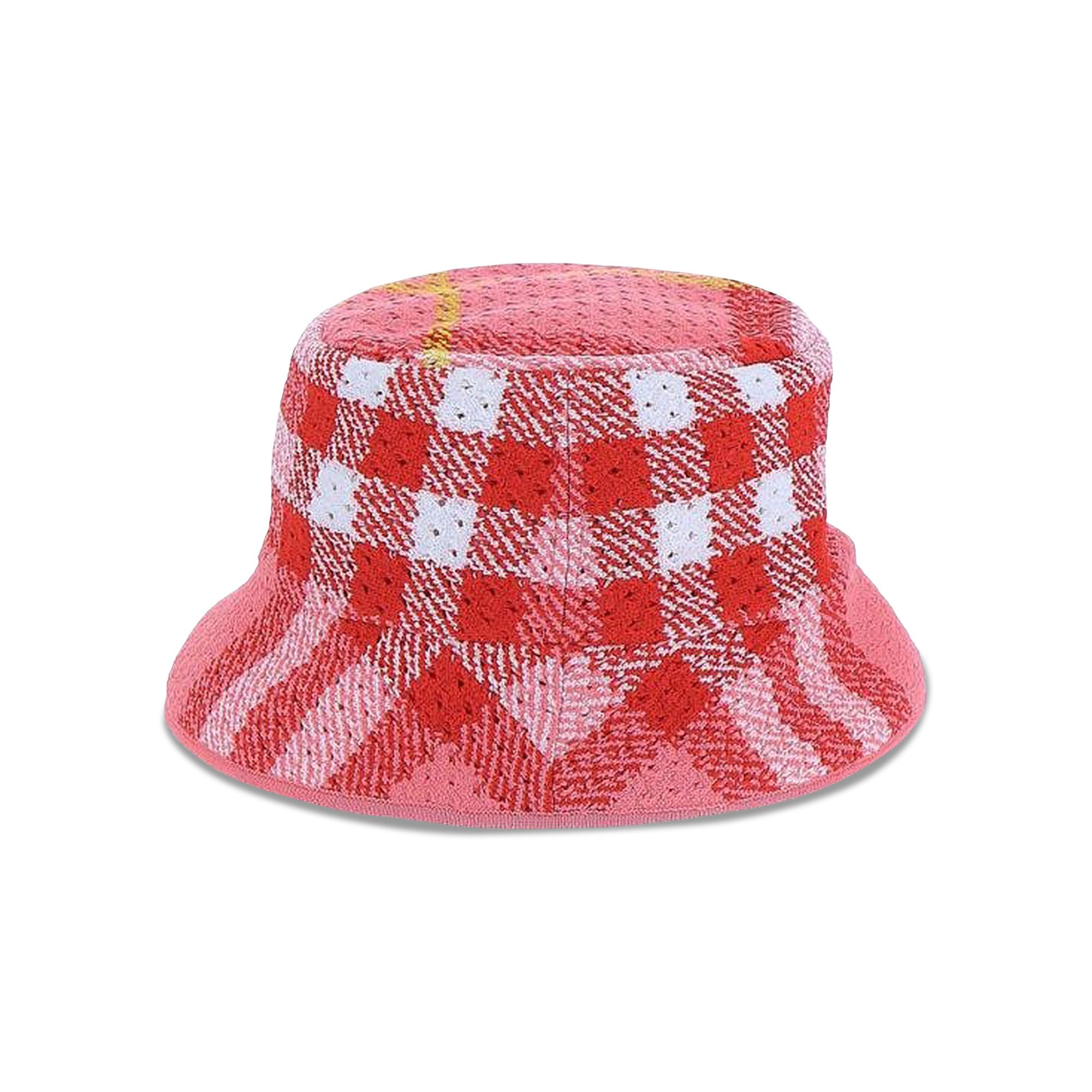 Pink burberry bucket hat online