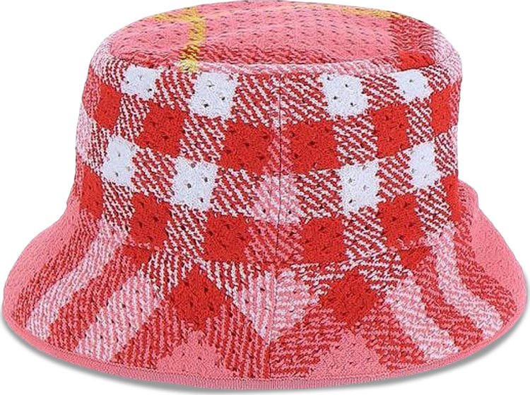 Burberry Bucket Hat 'Pink Check' | GOAT