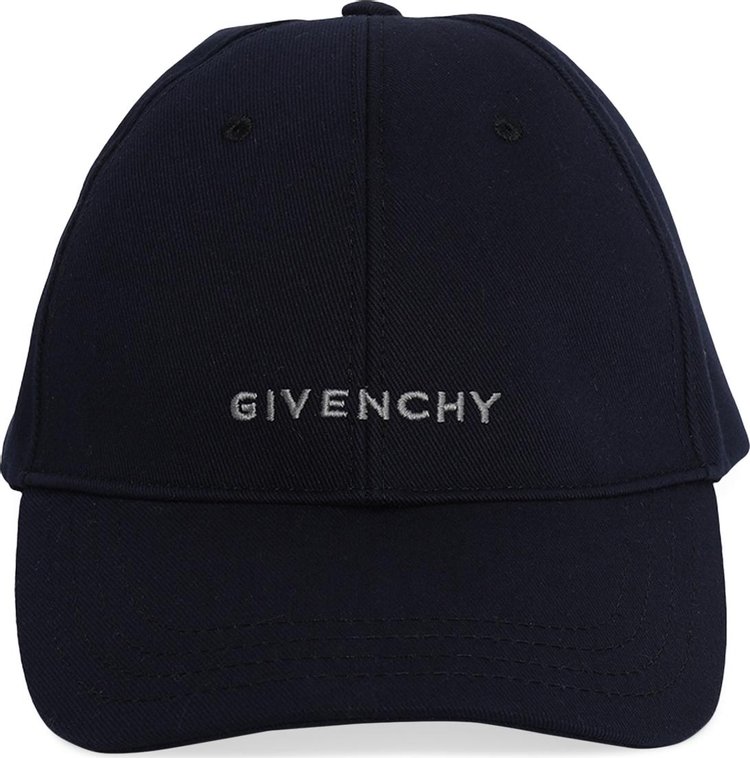Buy Givenchy Curved Cap With Embroidered Logo 'Navy' - BPZ022P0C4410 | GOAT