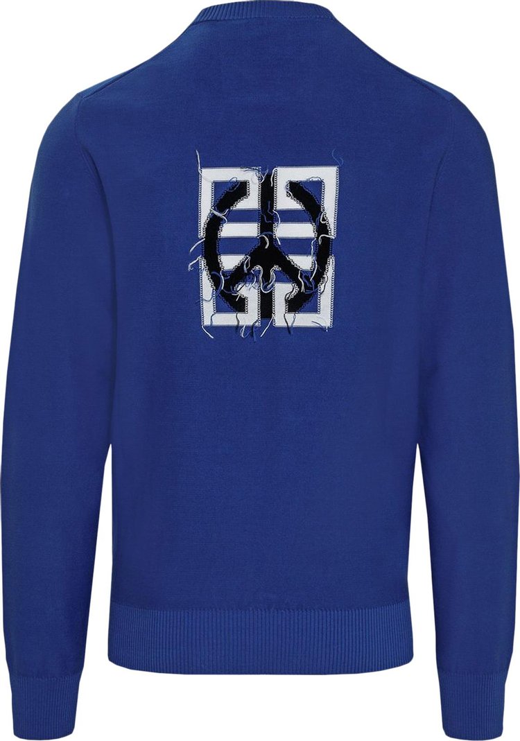 Givenchy 4G Thread Sweater BlueWhite