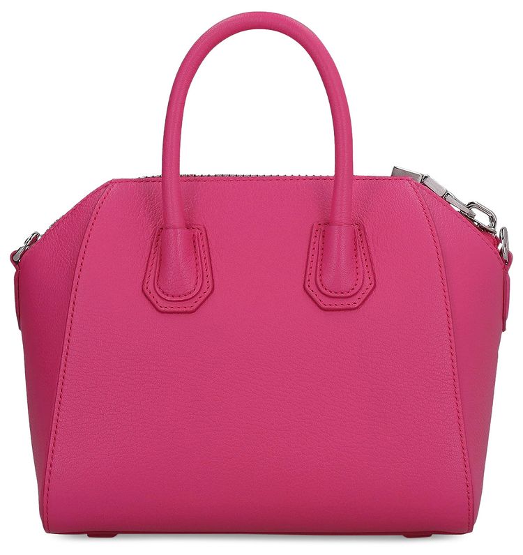 Givenchy Antigona Mini Bag With Thin Strap Neon Pink