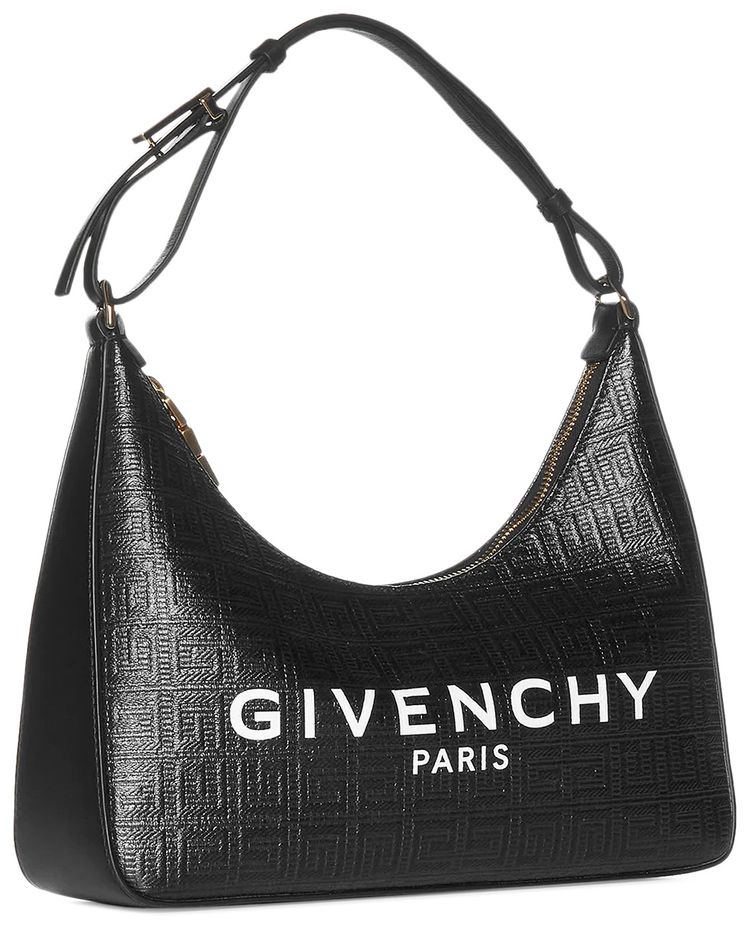 Givenchy Moon Cut Out Small Hobo Bag Black
