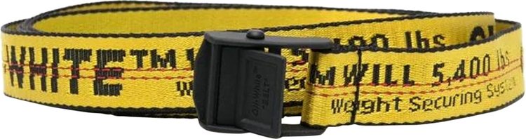 Mini Industrial Belt in Yellow - Off White