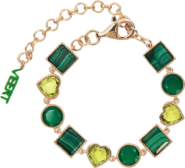 VEERT The Green Shape Bracelet In Yellow Gold 'Yellow Gold'