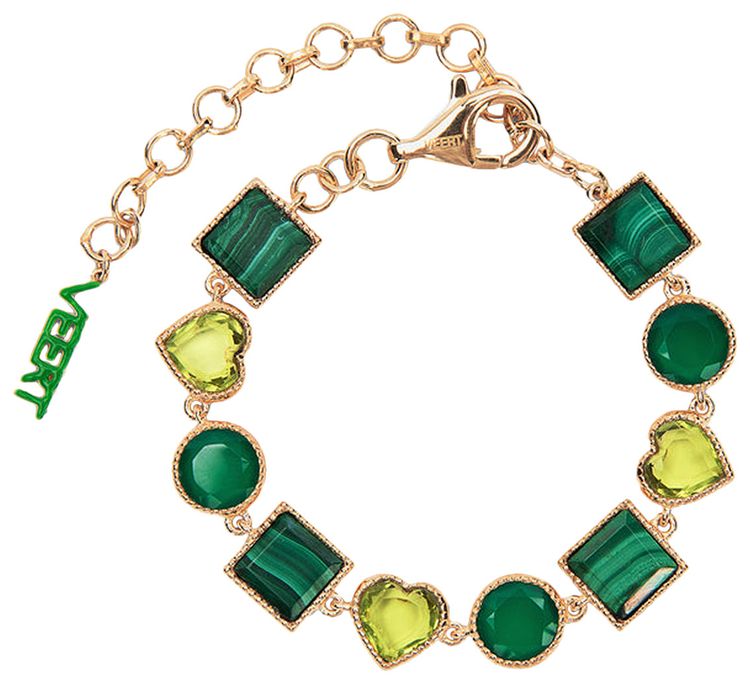 VEERT The Green Shape Bracelet In Yellow Gold Yellow Gold
