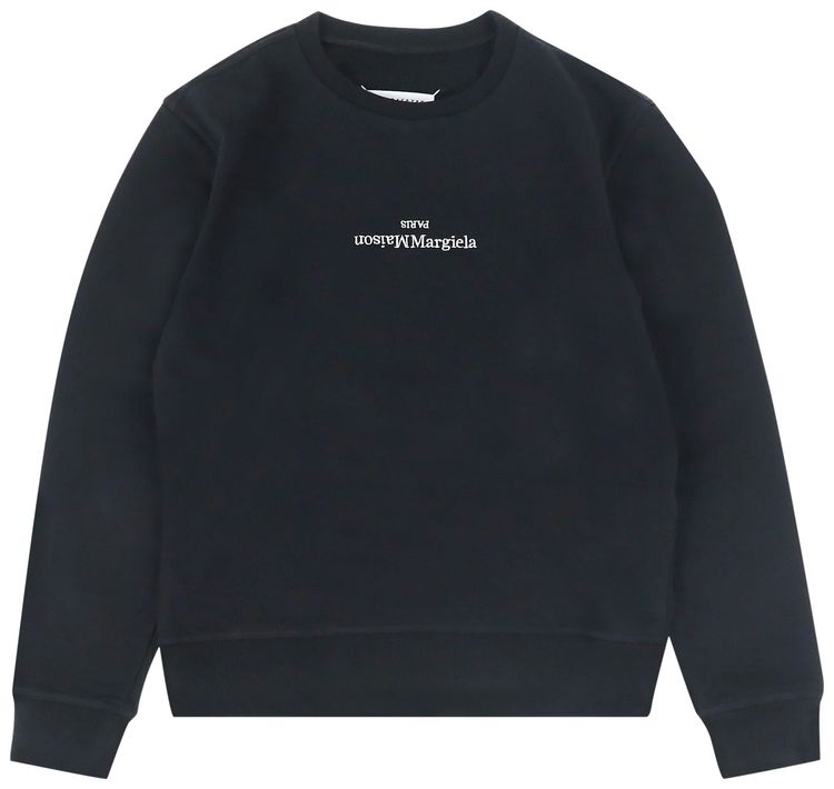 Maison Margiela Logo Sweatshirts Black