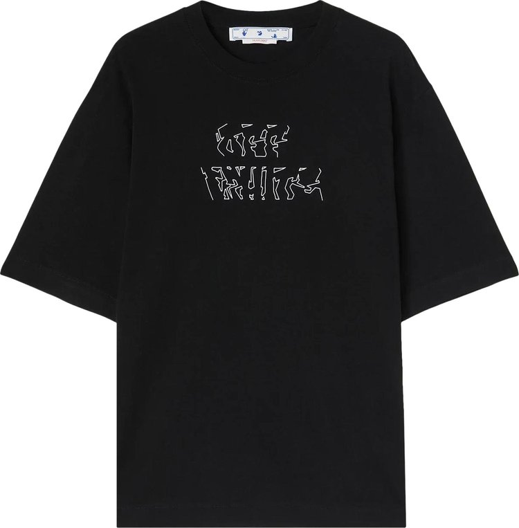 Buy Off-White Neen Arrow Skate T-Shirt 'Black' - OMAA119S22JER0081001 ...