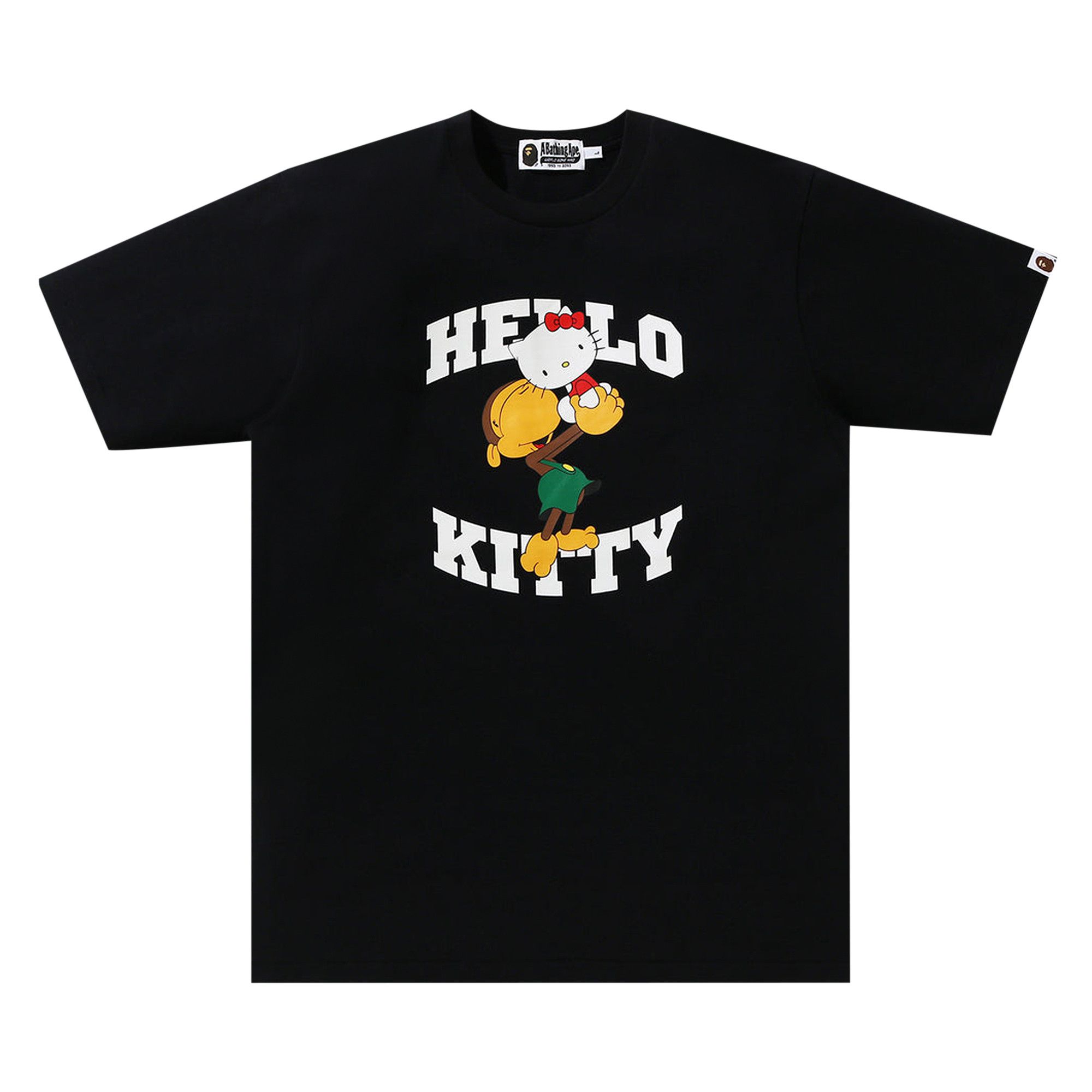 Buy BAPE x Hello Kitty x Milo Tee #2 'Black' - 2H23 109 929 BLACK