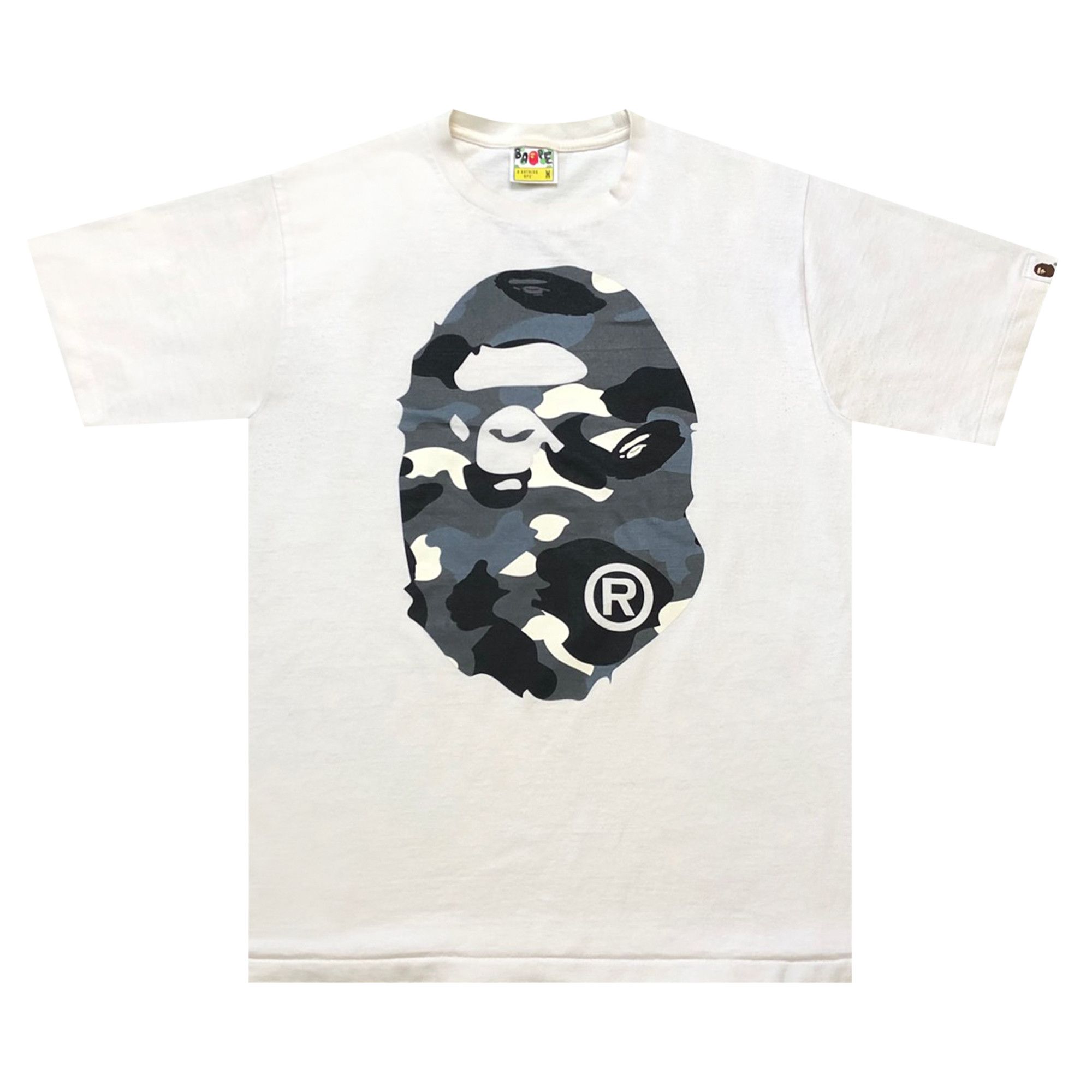 Buy BAPE City Camo Big Ape Head Tee Glow in the Dark 0039 100000103CCBAHT GLOW GOAT