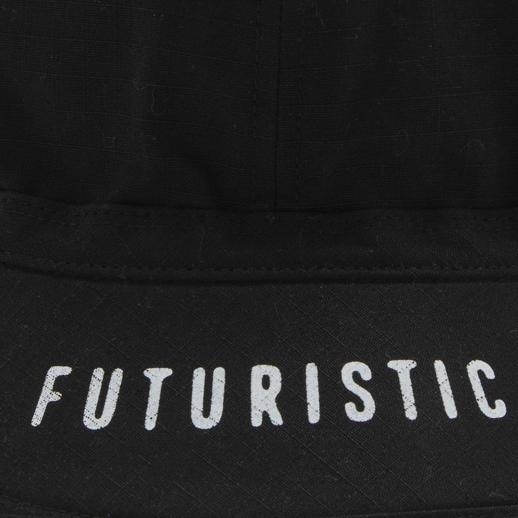 Human Made Rip Stop Round Bucket Hat Black