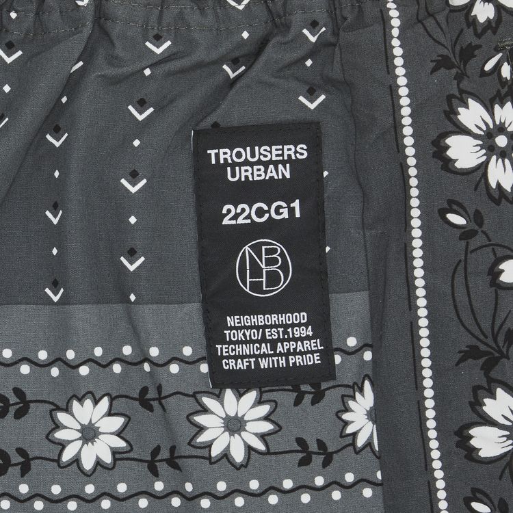 Neighborhood Bandana Chopped Shorts Grey