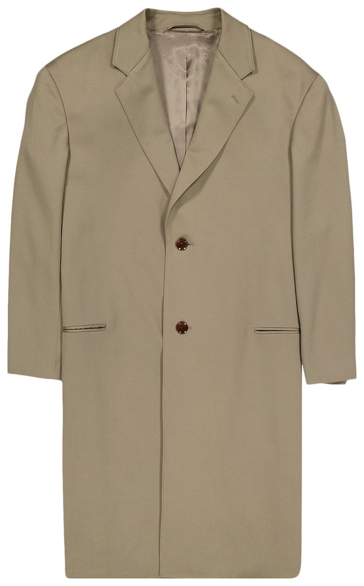 Lemaire Wool Coat Taupe