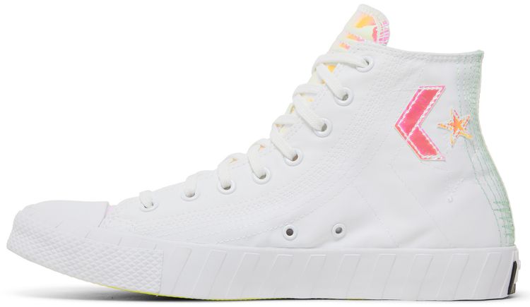 Converse UNT1TL3D High Hi Vis Collection   White Iridescent