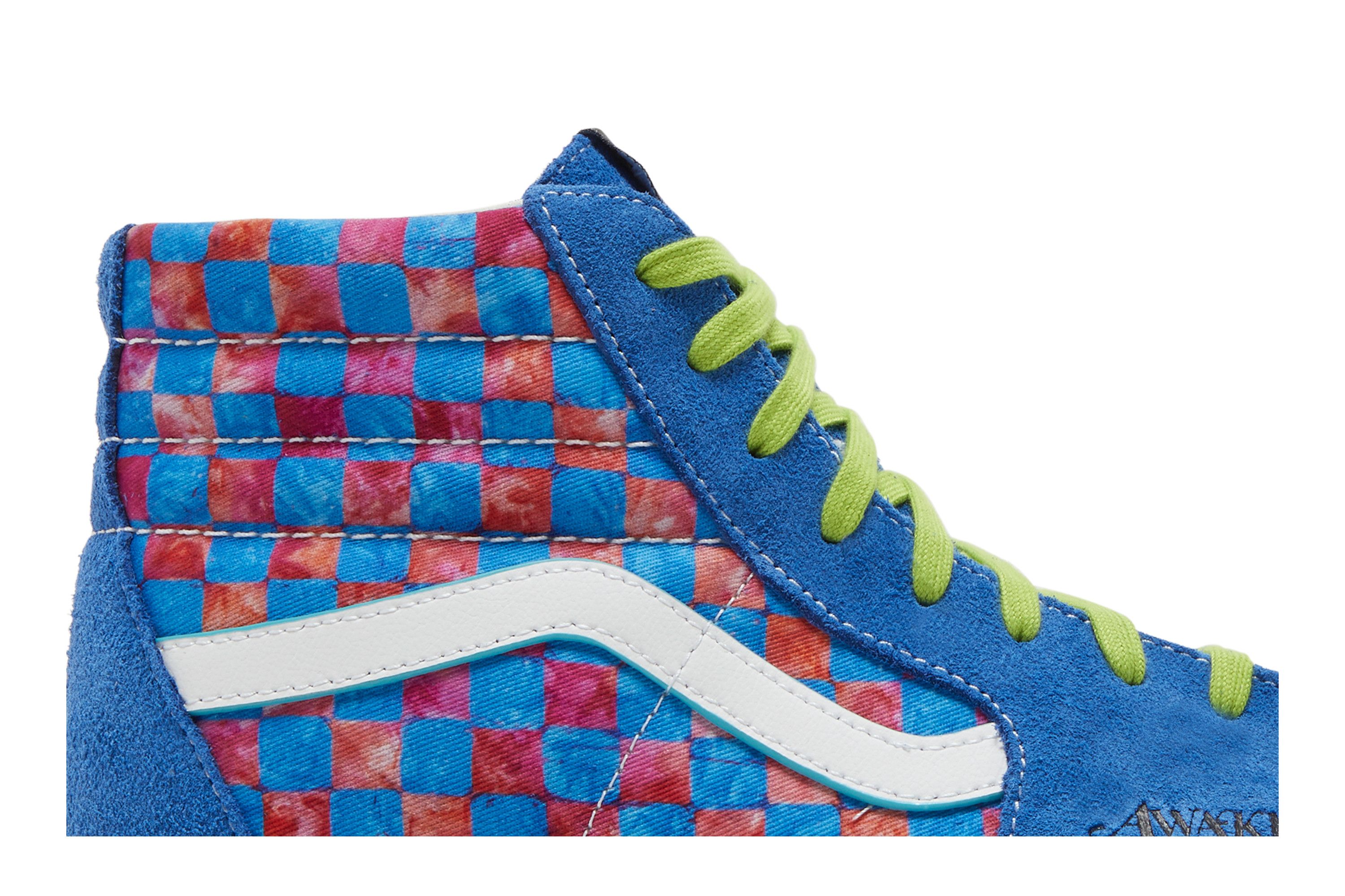 Buy Awake NY x Sk8 Hi Pink Checkerboard VN0A5HXV7BP GOAT