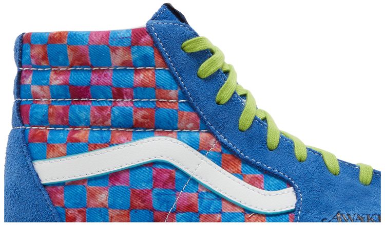 Vans Awake NY x Sk8 Hi Pink Checkerboard
