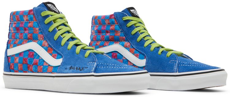 Vans Awake NY x Sk8 Hi Pink Checkerboard