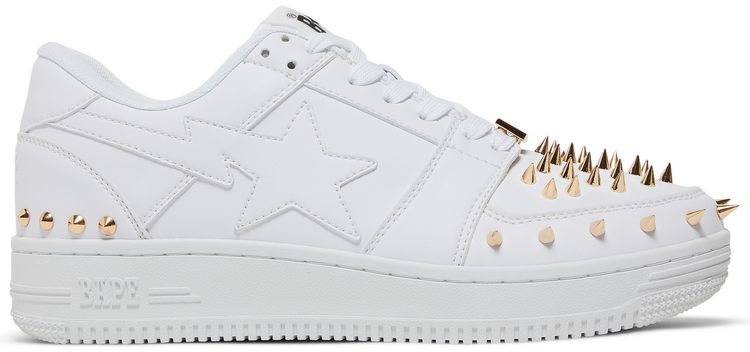 Bapesta Studded White