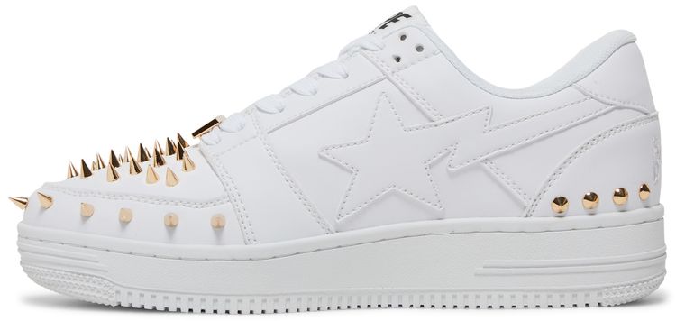 Bapesta Studded White