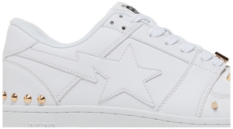 Bapesta Studded White