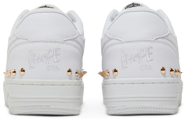 Bapesta Studded White