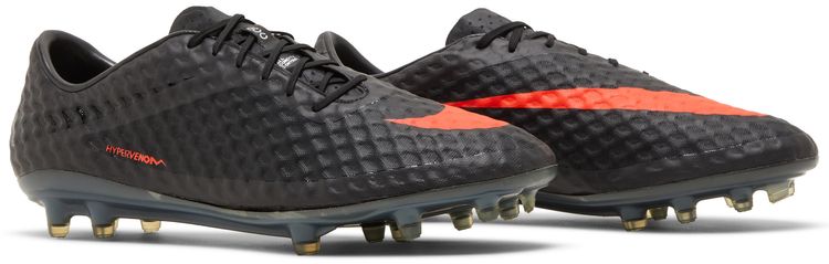 Nike Hypervenom Phantom FG Dark Charcoal Total Crimson