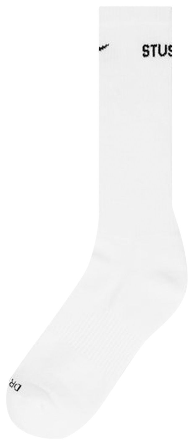 Buy Nike x Stussy Dri FIT Crew Socks 'White' DH6155 100 GOAT