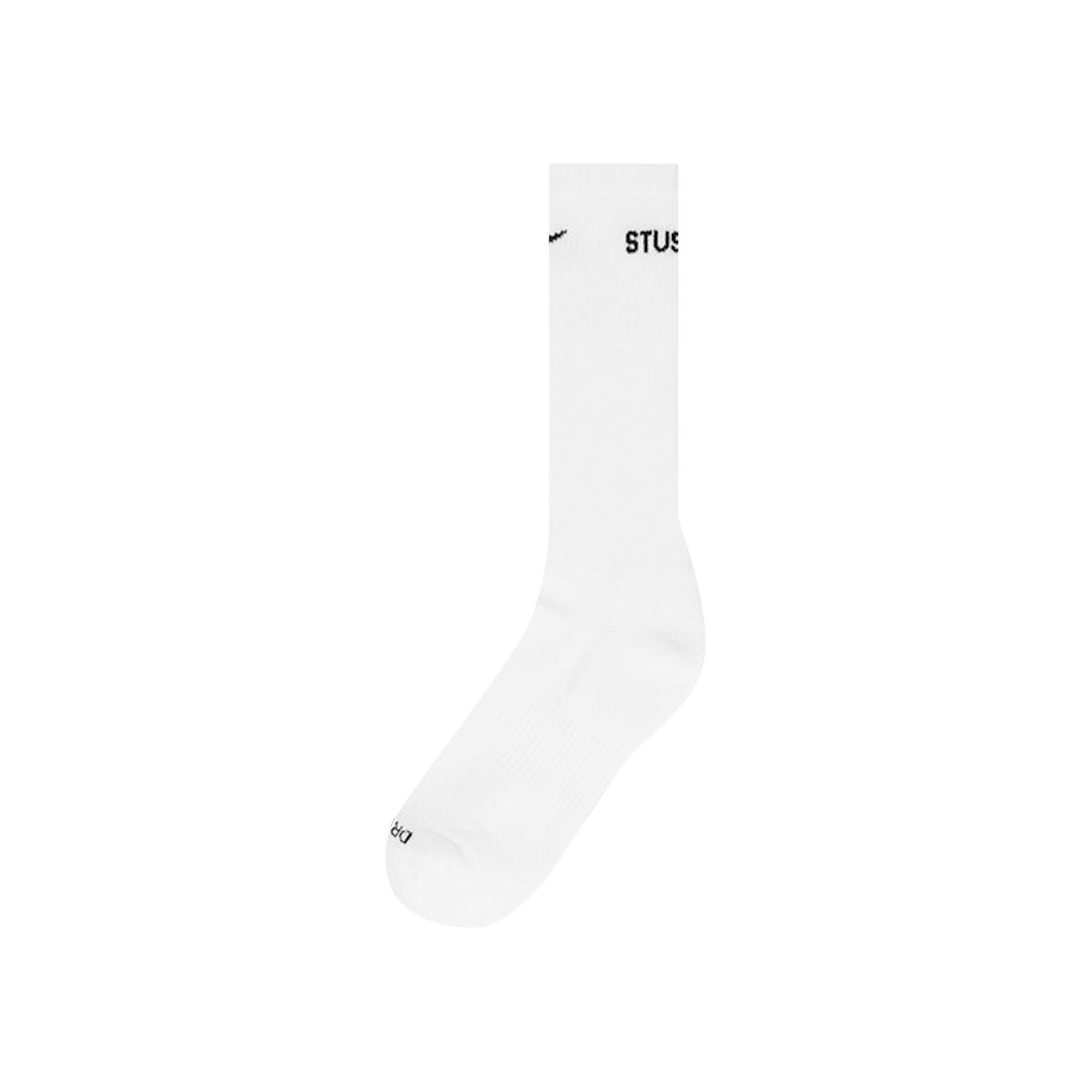 Buy Nike x Stussy Dri FIT Crew Socks 'White' DH6155 100 GOAT