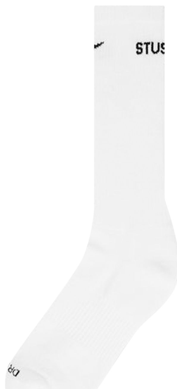 Buy Nike x Stussy Dri FIT Crew Socks 'White' DH6155 100 GOAT