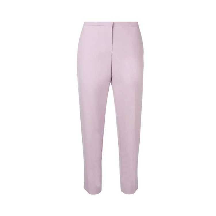 Marni Cropped Tailored Trousers Purple