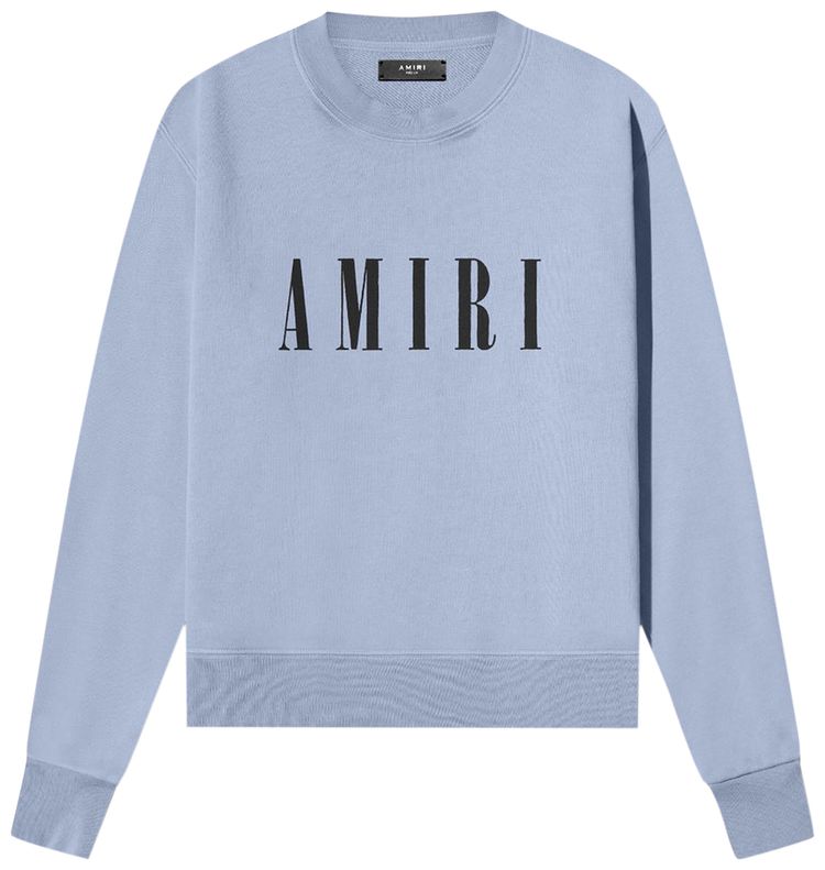 Amiri Core Logo Crew Dusty Blue