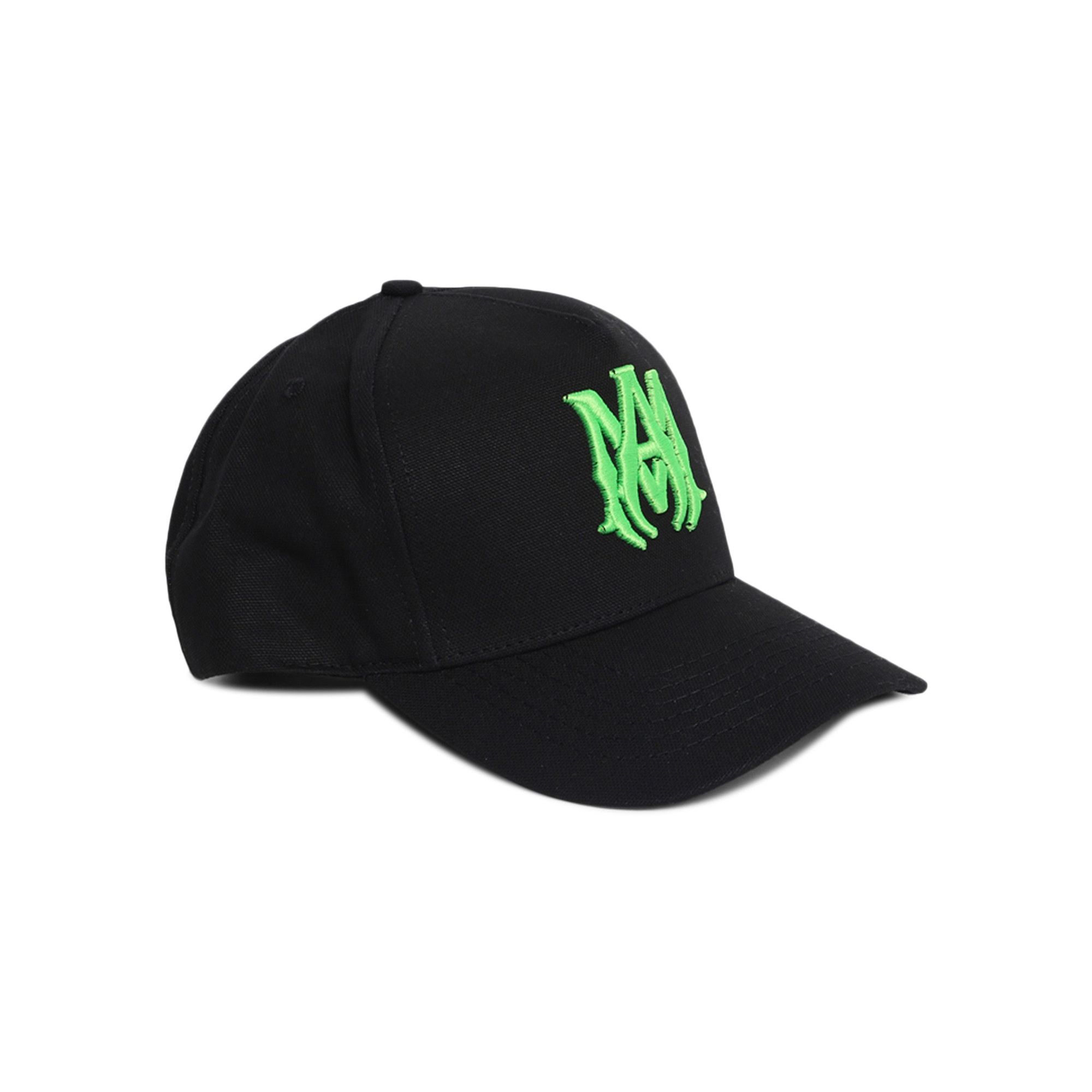 AMIRI MA FULL CANVAS HAT/刺繍ロゴ フルキャンバス キャップ Buy Amiri MA Logo Full Canvas Hat 'Black' - PF22MAH003 001