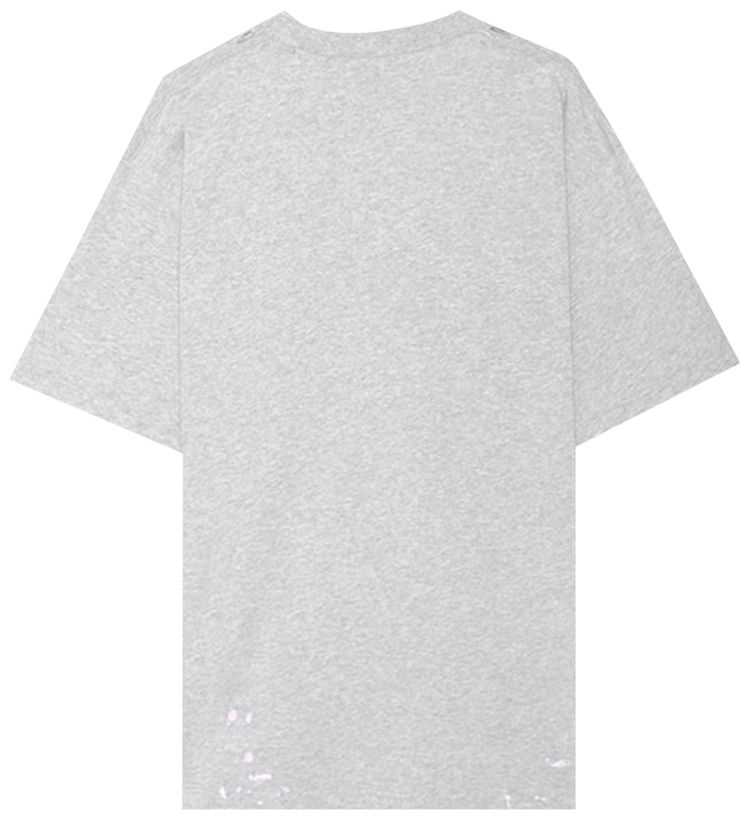 Balenciaga Large Fit T Shirt Dark Heather Grey