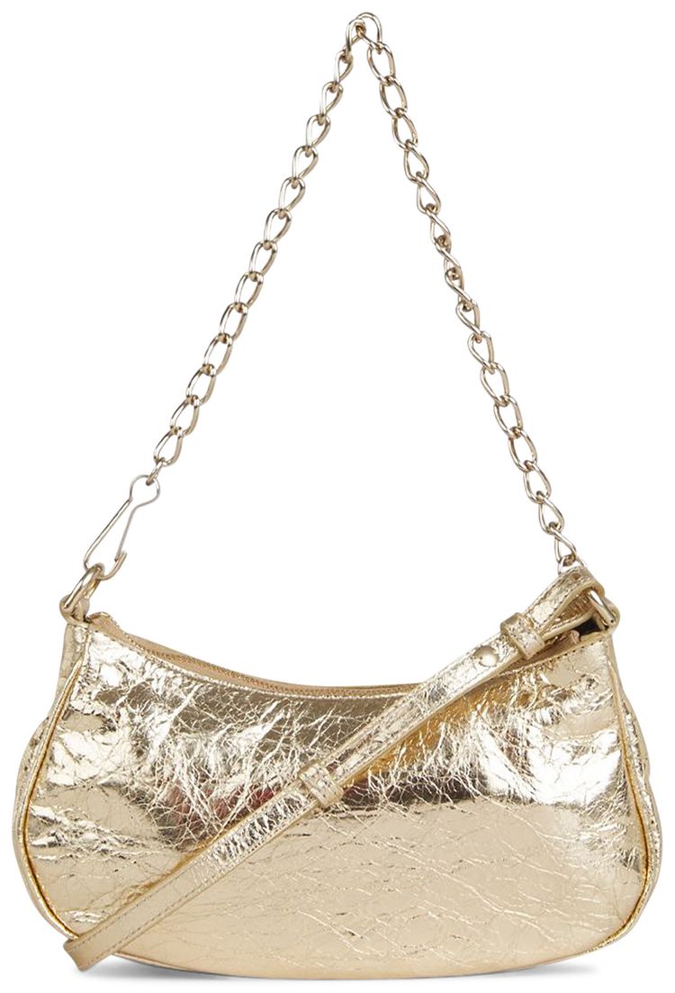 Balenciaga Le Cagole Mini Purse With Chain Light Gold