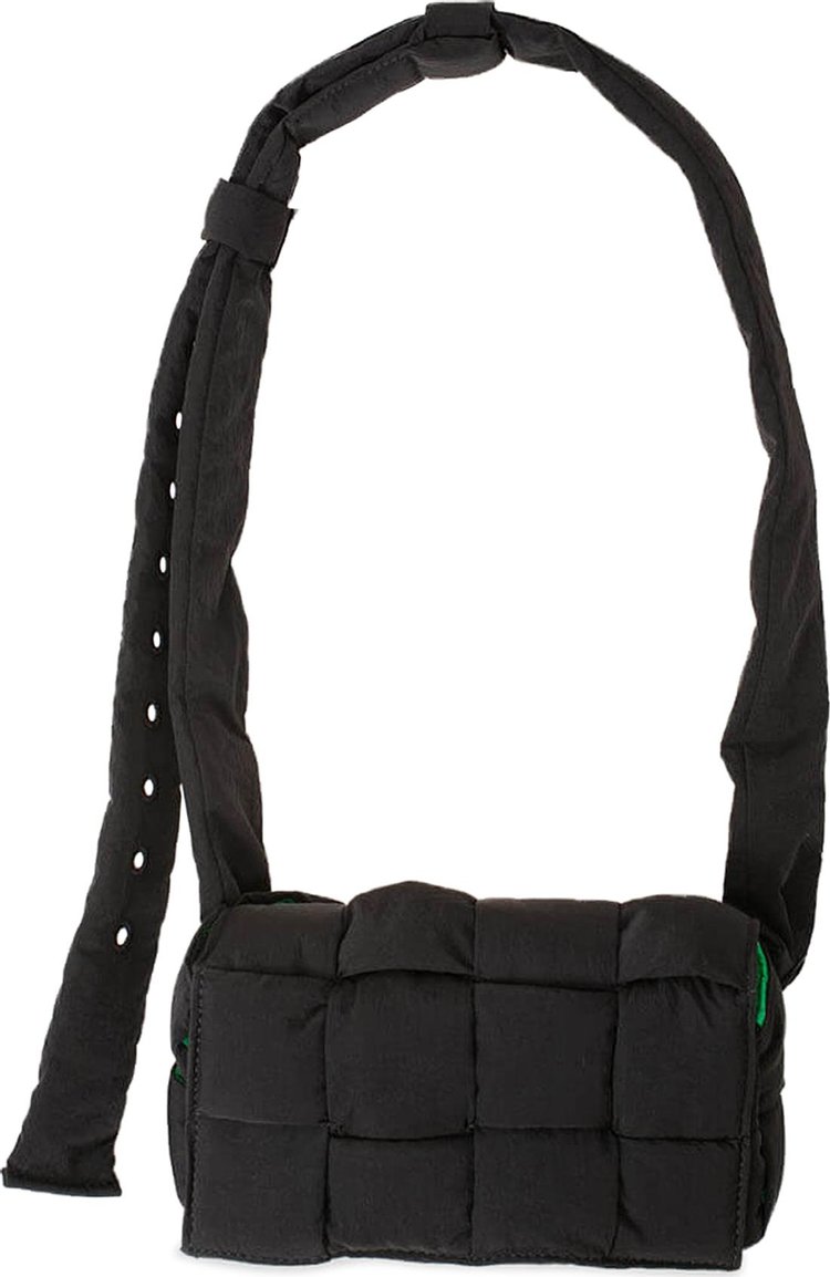 Bottega Veneta Belt Bag 'Black/Parakeet/Silver'