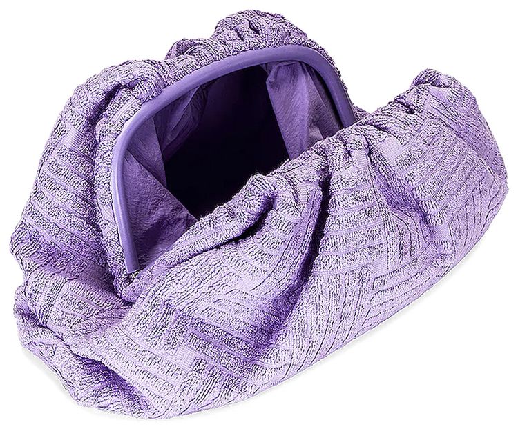 Bottega Veneta Pouch Clutch WisteriaSilver
