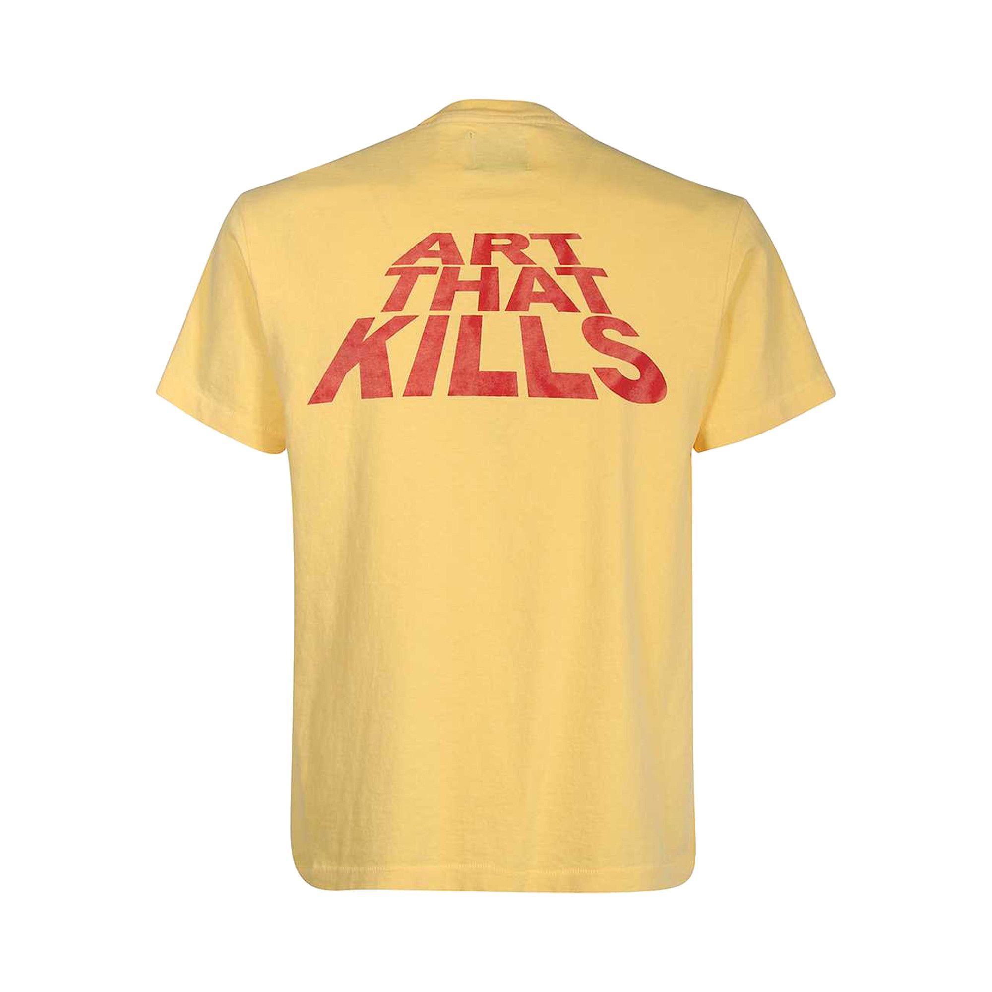 Buy Gallery Dept. Atk Stack Logo Tee 'Yellow' - ATKS 1045