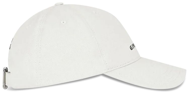 Givenchy Curved Cap With Embroidered Logo White