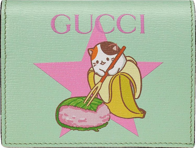 Palace x Gucci GG-P Supreme Card Case Pale Pink