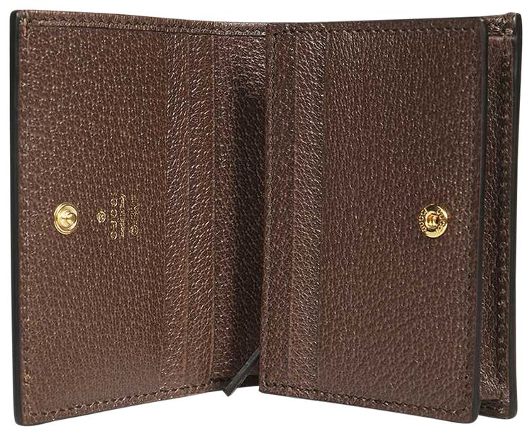 Gucci Rainbow And Stars Bananya Print Card Case Beige And Ebony Gg Supreme