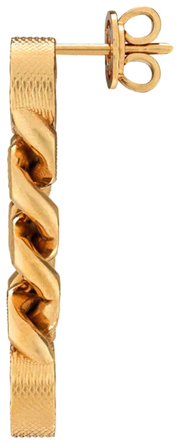 Gucci Earrings With Interlocking G Yellow Gold Tone