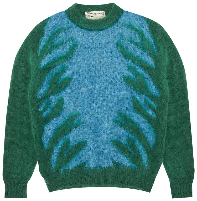 Marni Roundneck Sweater Lawn Green