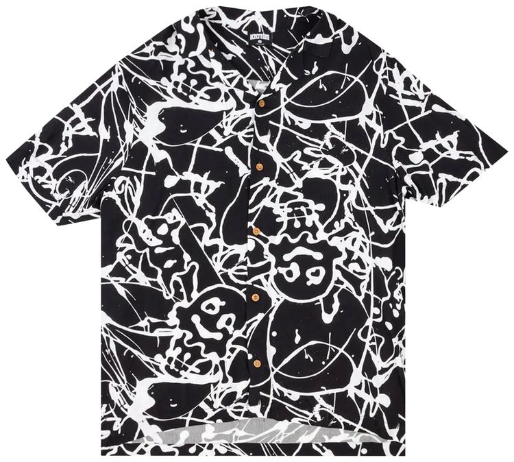 Icecream Edward Woven Short Sleeve Black