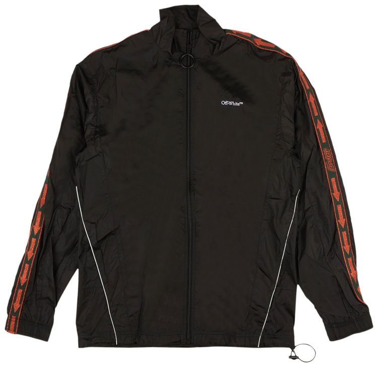 Off White Bookish Nylon Jacket BlackWhite