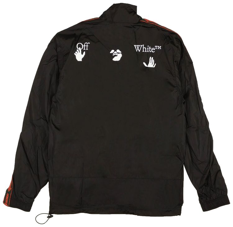 Off White Bookish Nylon Jacket BlackWhite